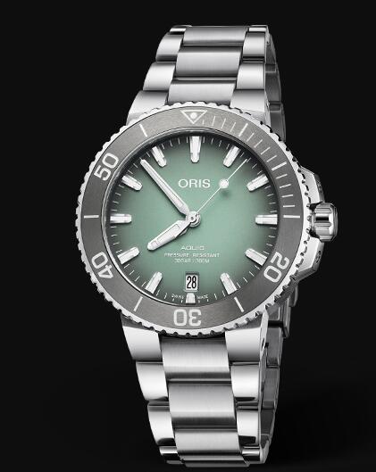 Oris Aquis Date 39.5mm Replica Watch 01 733 7732 4137-07 8 21 05PEB